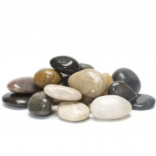 20 lb. Medium Mixed Super Polished Pebbles, 1 to 2"   563033366